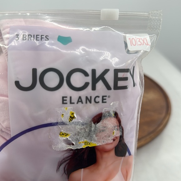 Jockey Underwear Wm 10 (3XL) Elance Cotton Comfort Briefs Plus 3 Pair Pack Panty - Picture 7 of 7